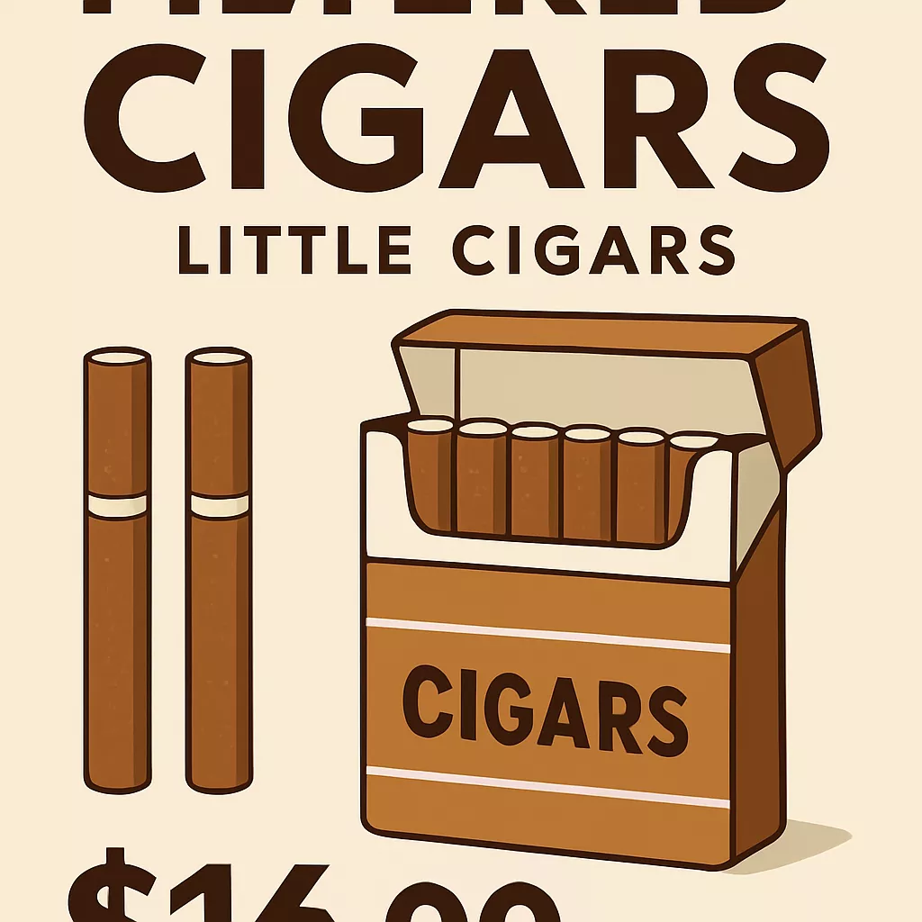 filtered cigars price
